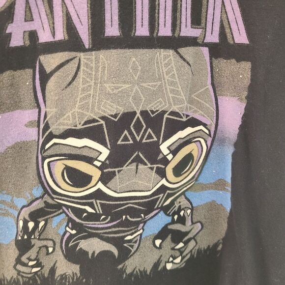 Marvel Black Panther Tee - Black and Purple - Picture 2 of 4